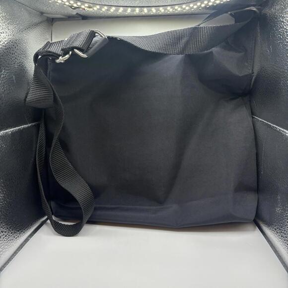 Baggallini Bucket Bagg Black Crossbody Organizer Nylon Travel Work Purse Clean! - Picture 7 of 9